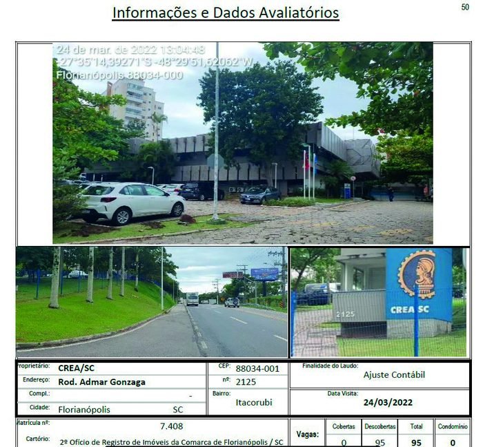Dados avaliatórios e georreferenciamento